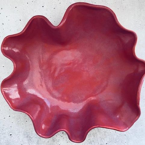 Raspberry wave bowl
