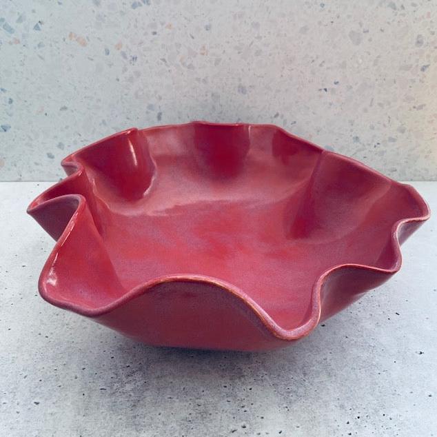 Raspberry wave bowl