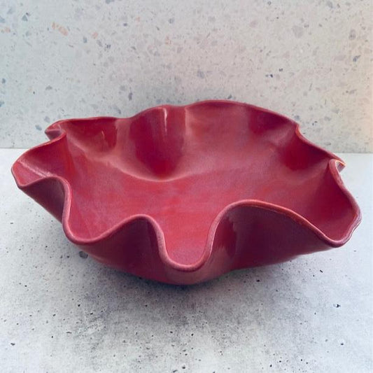 Raspberry wave bowl