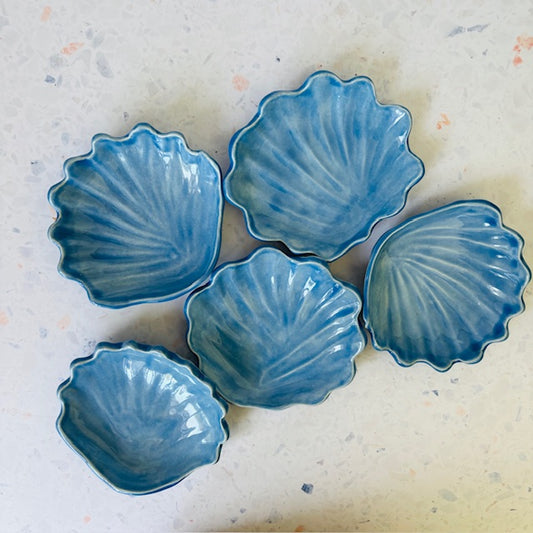 Sky blue trinket dish