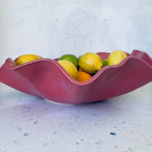 Raspberry wave bowl